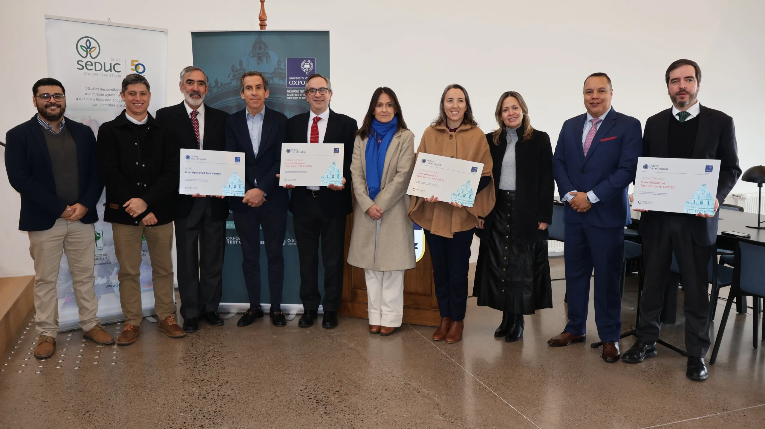 Primer Centro Examinador de inglés aprobado por Oxford en Chile está en Lo Barnechea.